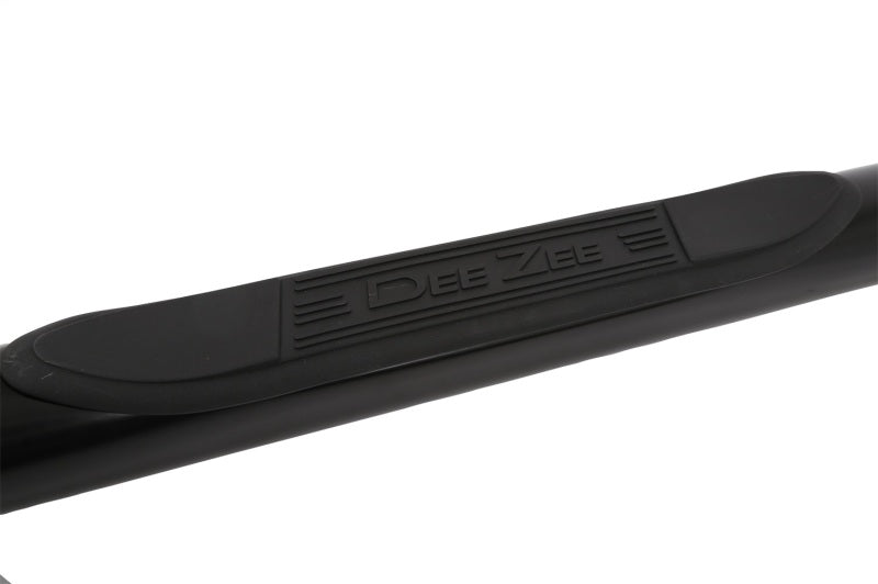 Dee Zee 14-19 Chevrolet Silverado Tubes - 3In Round Black Steel ExtCab