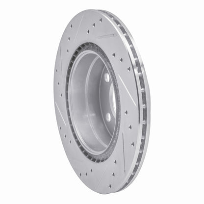 R1 Concepts R1 06-21 BMW 230I Rear Right Drilled & Slotted Silver Brake Rotor