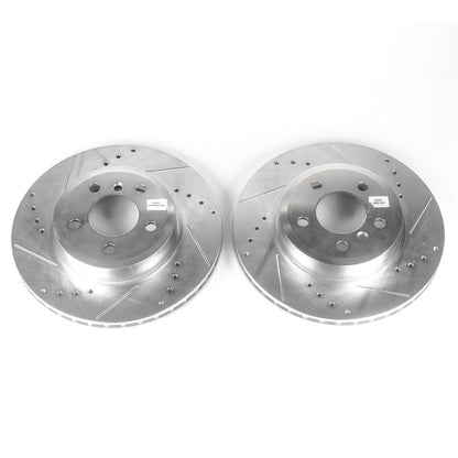 PowerStop Power Stop 04-10 BMW X3 Front Evolution Drilled & Slotted Rotors - Pair