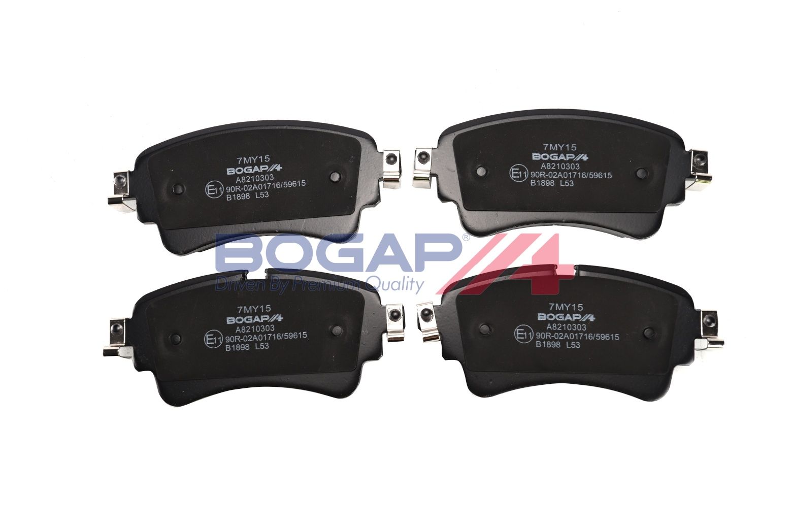 BOGAP A8210303 Brake Pad Set, Disc Brake | ML Performance Car Parts