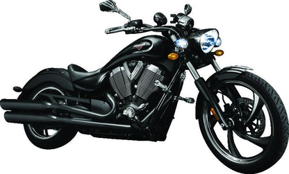 Kuryakyn Trident Dually Without Adapters Black