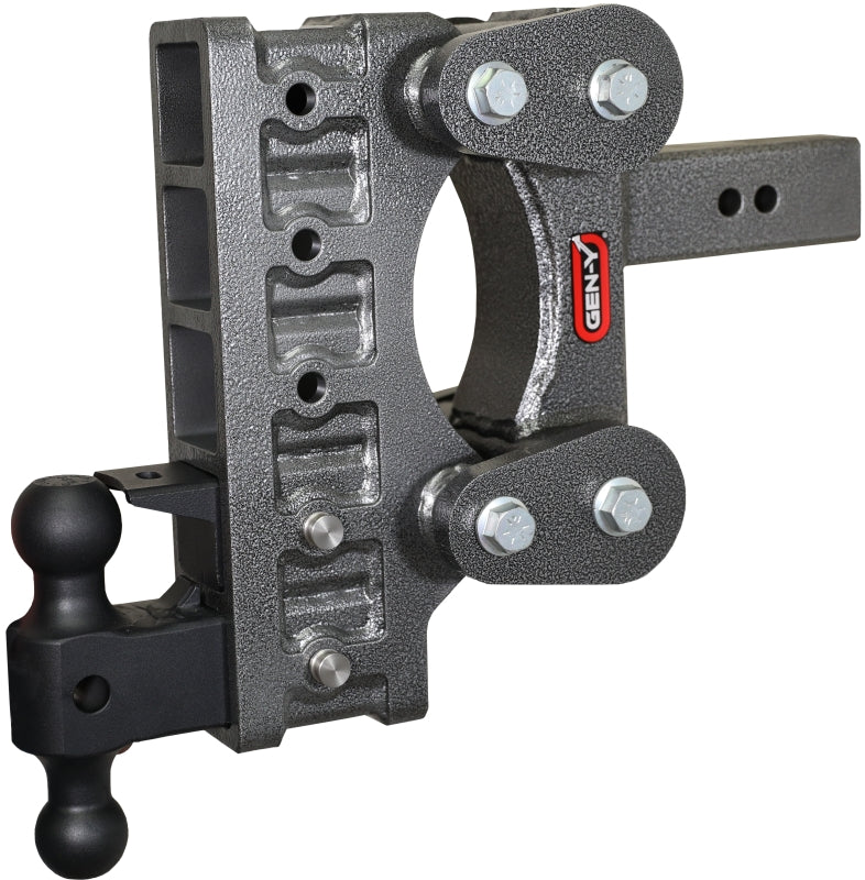 GEN-Y Hitch Gen-Y The Boss Torsion-Flex 2.5in Shank 9in Drop 21K Hitch w/GH-061 Dual-Ball/GH-062 Pintle Lock