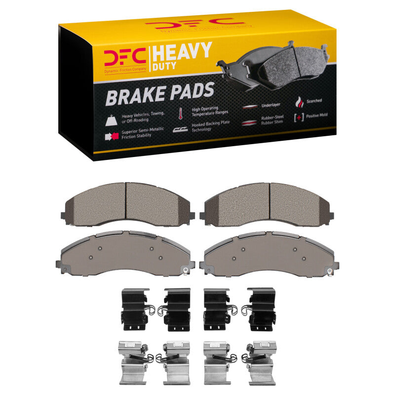 DFC 17-24 Ford F-550 Super Duty Front/Rear Heavy Duty Pads and Hardware Kit