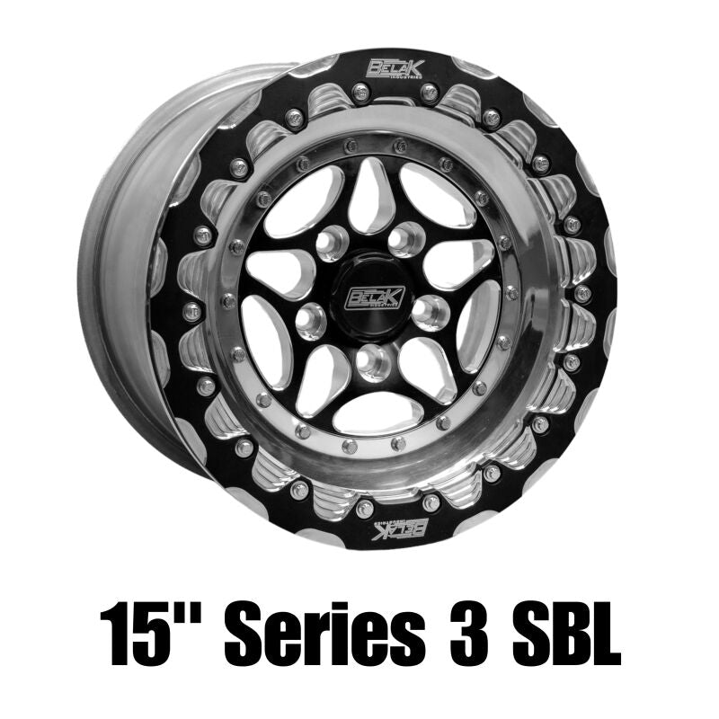 Belak Wheels Belak 15x8 / 5in BS / 5x4.75 BP / High Pad / Series 3 Wheel - Non-Beadlock