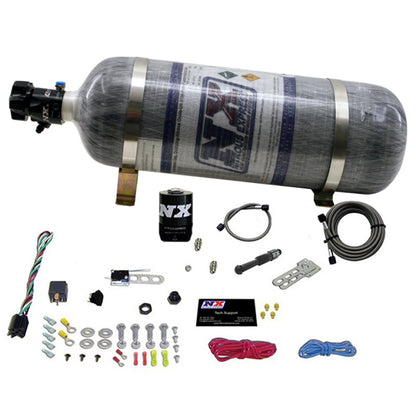 Nitrous Express Dry EFI Single Nozzle Nitrous Kit (35-150HP) w/Composite Bottle