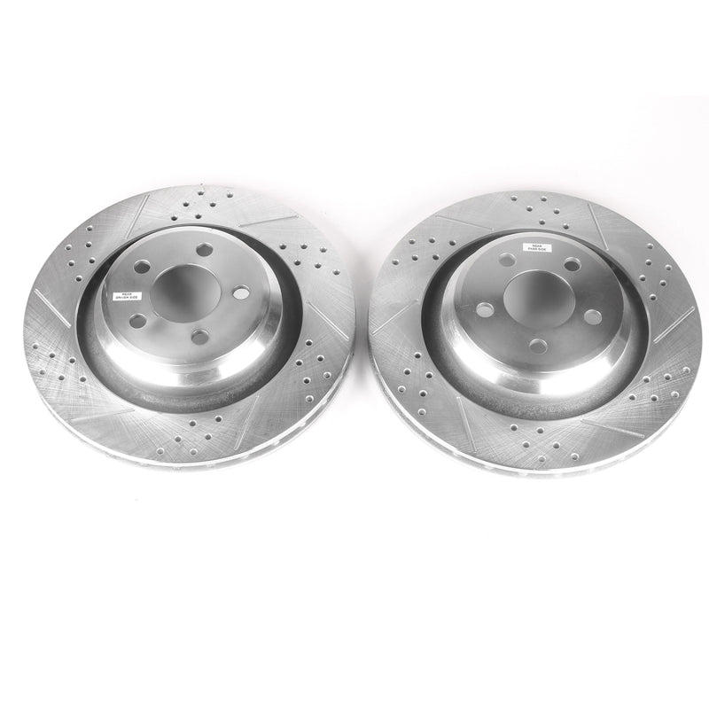PowerStop Power Stop 05-10 Chrysler 300 Rear Evolution Drilled & Slotted Rotors - Pair