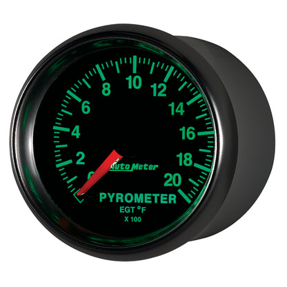 Autometer GS 0-2000 degree F Full Sweep Electronic Pyrometer Gauge