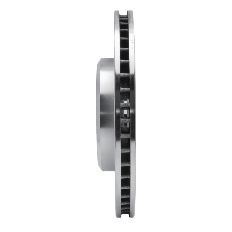 R1 Concepts R1 09-23 Dodge Challenger Front Left Drilled & Slotted Silver Brake Rotor