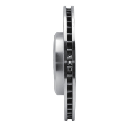 R1 Concepts R1 09-23 Dodge Challenger Front Left Drilled & Slotted Silver Brake Rotor