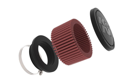 K&N Engineering K&N Universal Clamp-On Air Filter 2.25in Flange ID 3.5in OD 2in Height