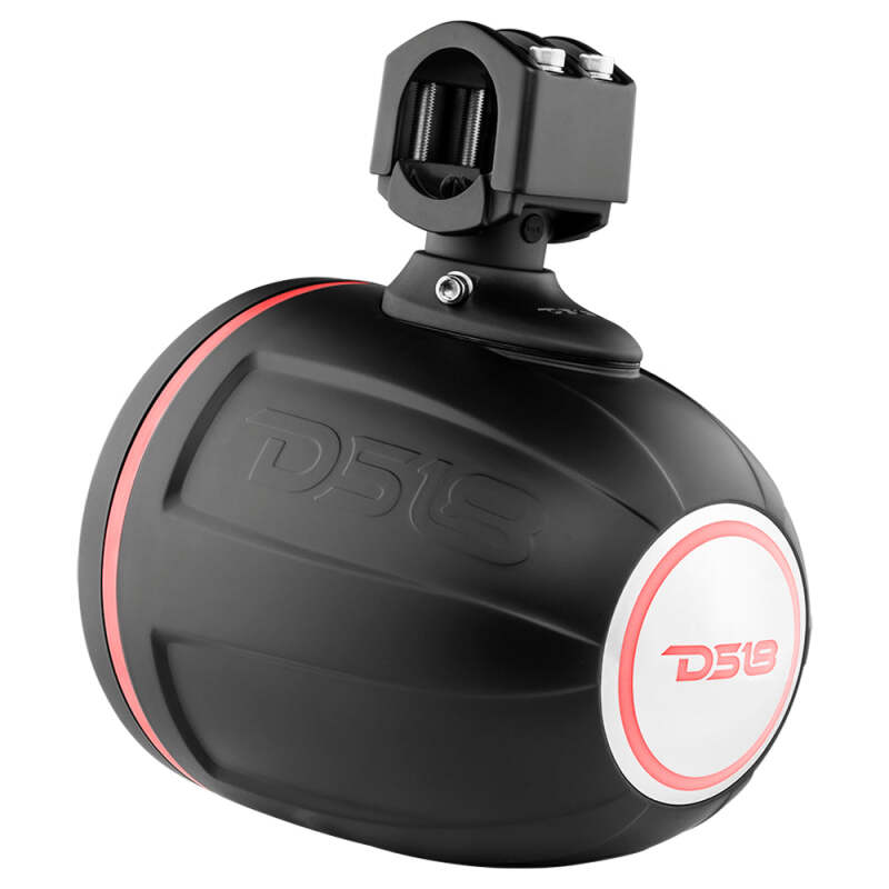 DS18 Marine And Powersports 8in 250 Watts RMS RGB LED Lights PRO-HY8.4B Incl Cover Included Black