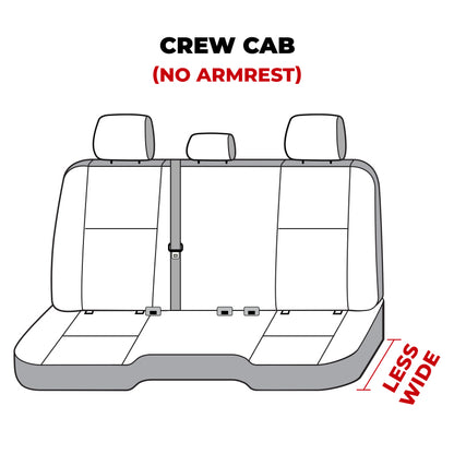 Covercraft 11-24 Dodge Ram Waterproof Polyester SeatSaver Custom Second Row Seat Covers - Taupe