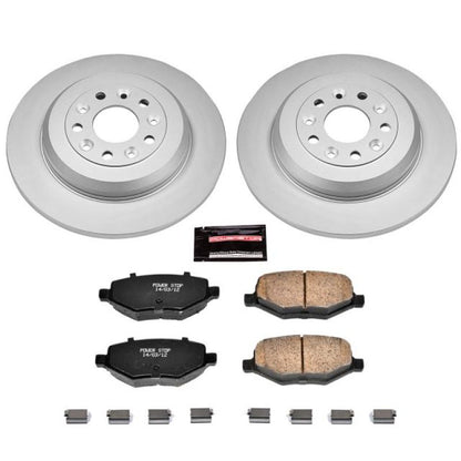 PowerStop Power Stop 11-15 Ford Edge Rear Z17 Evolution Geomet Coated Brake Kit