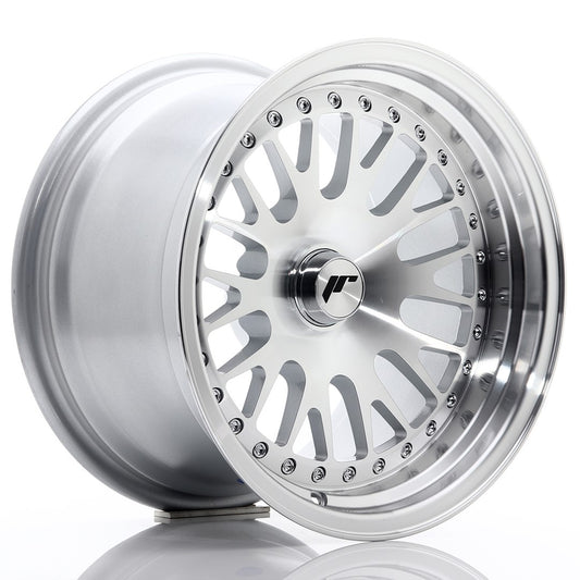 JR Wheels JR101590XX0074S JR Wheels JR10 15x9 ET0-20 BLANK Silver Machined Face