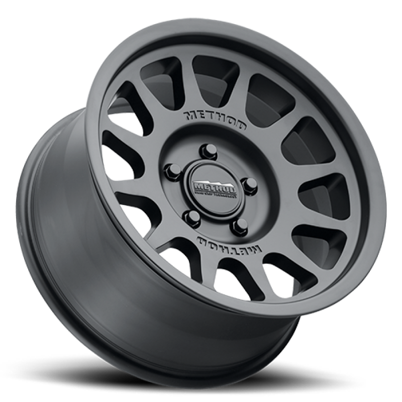 Method Wheels Method MR703 Bead Grip, 16x6 +68mm Offset 5x130 78.1mm CB Matte Black