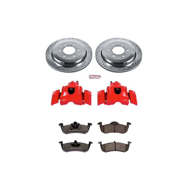 PowerStop Power Stop 07-17 Lincoln Navigator Rear Z36 Truck&Tow Kit w/Cals