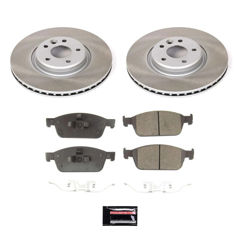 PowerStop Power Stop 17-19 Lincoln MKC Front Semi-Coated Rotor Kit