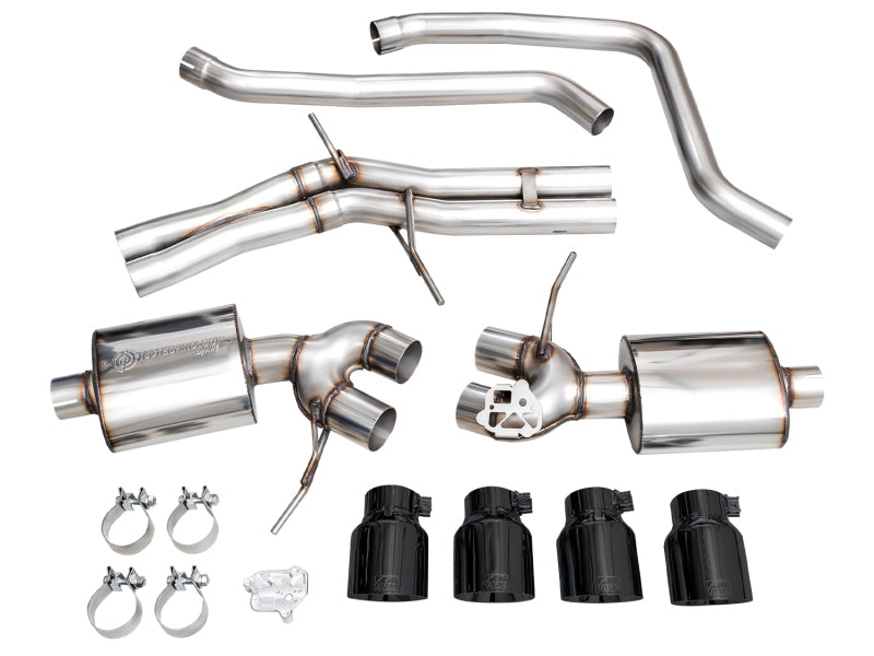 AWE Tuning 19-21 Porsche Macan 3.0T/2.9TT Touring Edition Cat-Back Exhaust w/ Diamond Black Tips