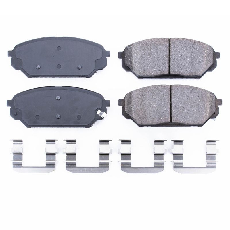 PowerStop Power Stop 07-12 Hyundai Veracruz Front Z17 Evolution Ceramic Brake Pads w/Hardware