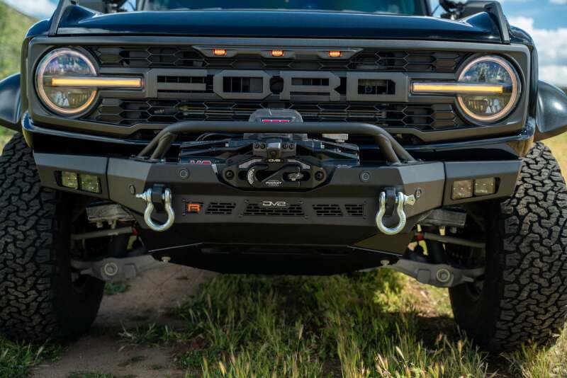 DV8 Offroad 2022+ Ford Bronco Raptor Spec Series Winch Front Bumper