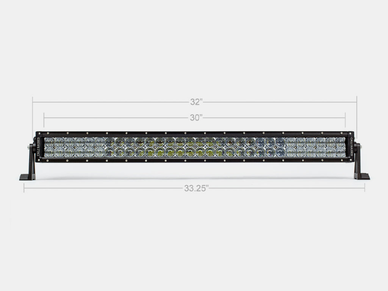 Cali Raised LED Cali Raised 32In Dual Row 5D Optic Osram Led Bar - Combo