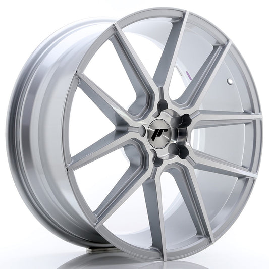 JR Wheels JR3021905X2074SM JR Wheels JR30 21x9 ET20-40 5H BLANK Silver Machined Face