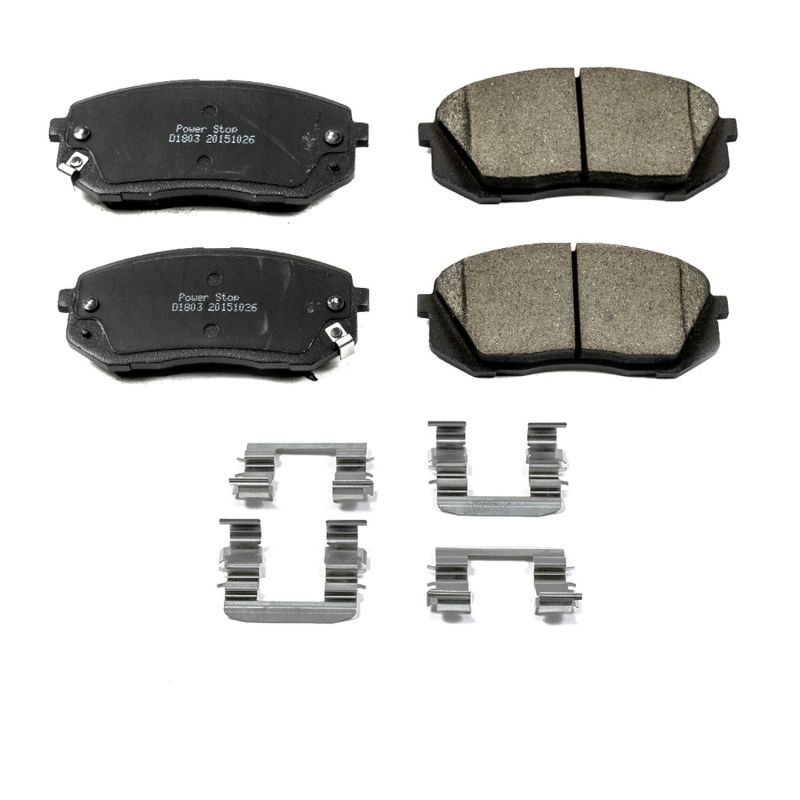 PowerStop Power Stop 15-16 Hyundai Sonata Front Z17 Evolution Ceramic Brake Pads w/Hardware