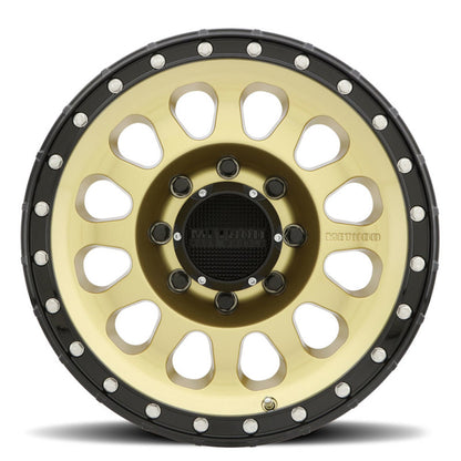 Method Wheels Method MR315 17x8.5 +25mm Offset 8x6.5 130.81mm CB Gold/Black Street Loc Wheel