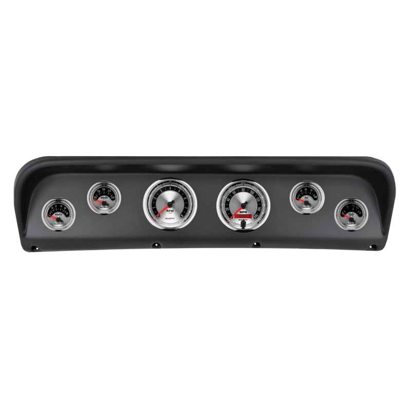 Autometer American Muscle Direct Fit Dash Kit 67-72 Ford F100 (2 x 3-3/8in. / 4 x 2-1/16in.)