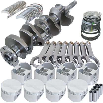Eagle Ford FE 3.980in Crank 6.490in H-Beam -5cc Flat Top 4.080in Pistons Rotating Assembly