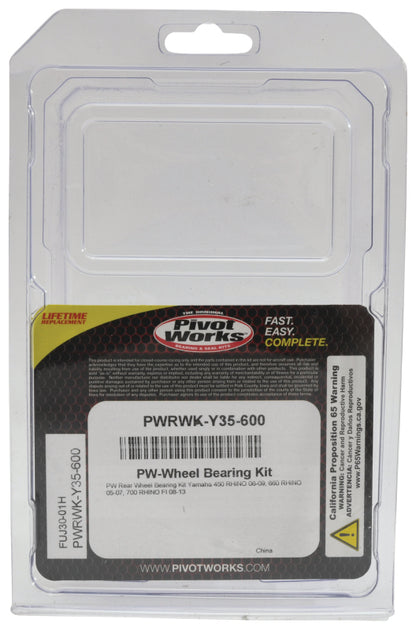 Pivot Works 06-09 Yamaha 450 RHINO - Rear Wheel Bearing Kit