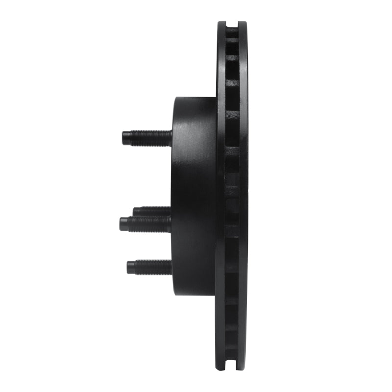 R1 Concepts R1 83-92 Ford Ranger (USA/Canada) Front Left Drilled & Slotted Black Brake Rotor