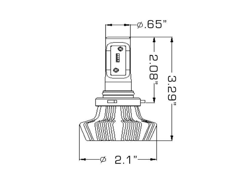ORACLE Lighting Oracle 9012 4000 Lumen LED Headlight Bulbs (Pair) - 6000K