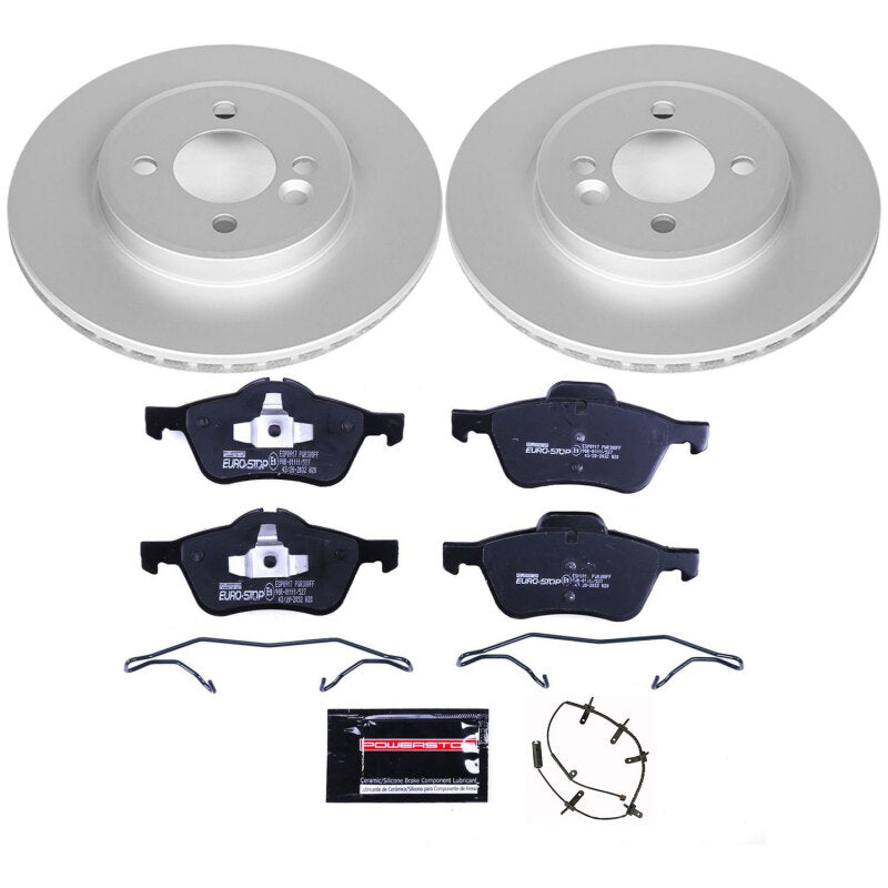 PowerStop Power Stop 02-06 Mini Cooper Front Euro-Stop Brake Kit