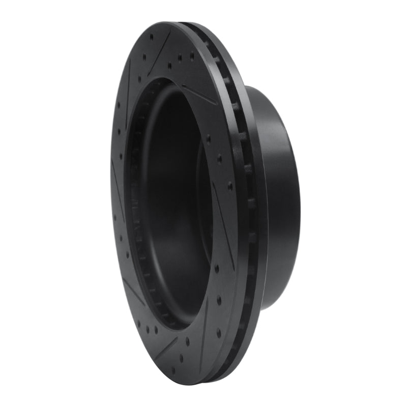 R1 Concepts R1 19-25 Ford BRONCO Rear Right Drilled & Slotted Black Brake Rotor