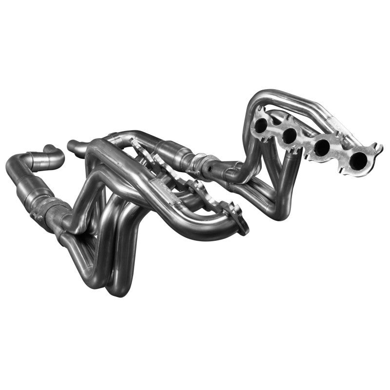 Kooks Headers Kooks 15+ Mustang 5.0L 4V 2in x 3in SS Headers w/Green Catted OEM Connection Pipe