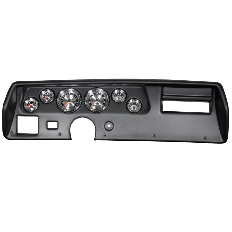 Autometer American Muscle Gauge Kit 6 Pc Chevelle SS/Monte 70-72 Tach/Mph/Fuel/Oilp/Wtmp/Volt