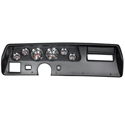 Autometer American Muscle Gauge Kit 6 Pc Chevelle SS/Monte 70-72 Tach/Mph/Fuel/Oilp/Wtmp/Volt