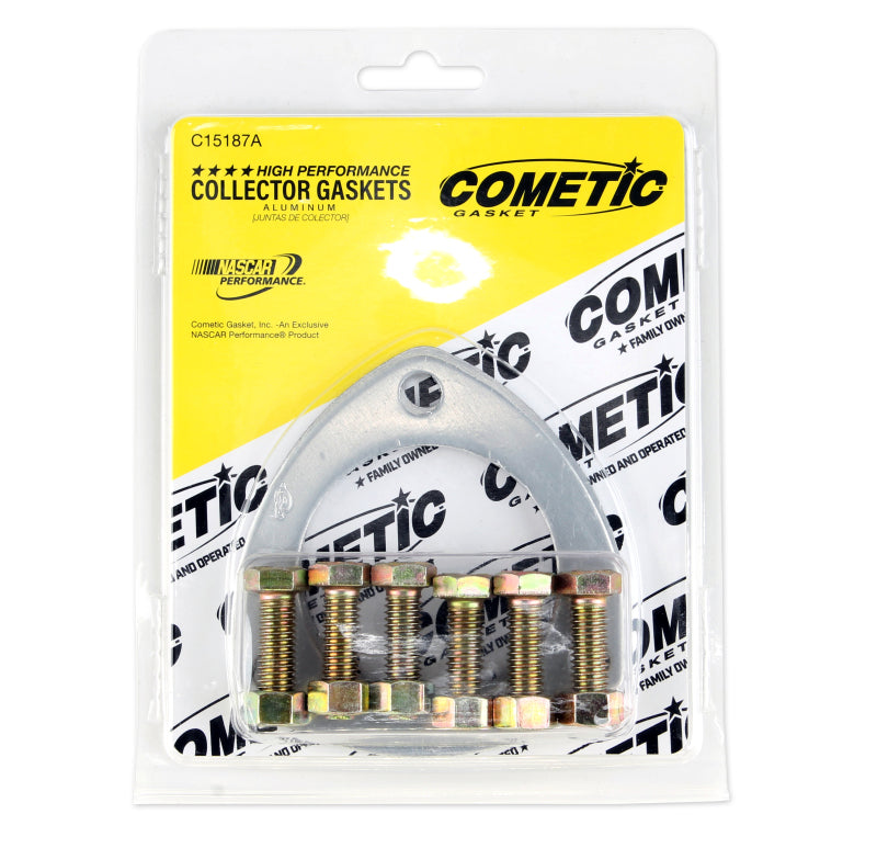 Cometic Gasket Cometic Exhaust Header Collector Gasket .040in Aluminum-2.5in Diameter Port-3.5in Bolt Circle-Set