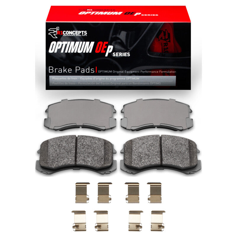 R1 Concepts R1 02-07 Mitsubishi Lancer Front Optimum OE Brake Pads & Hardware Kit