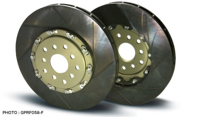 Project Mu SCR-GT Rotor 2Piece Front - Mitsubishi Lancer Evolution CP9A/CT9A Alumite