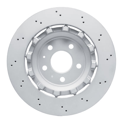 DFC 13-15 Audi RS5 Rear Drilled Hi-Carbon Alloy Geomet Coated Rotor