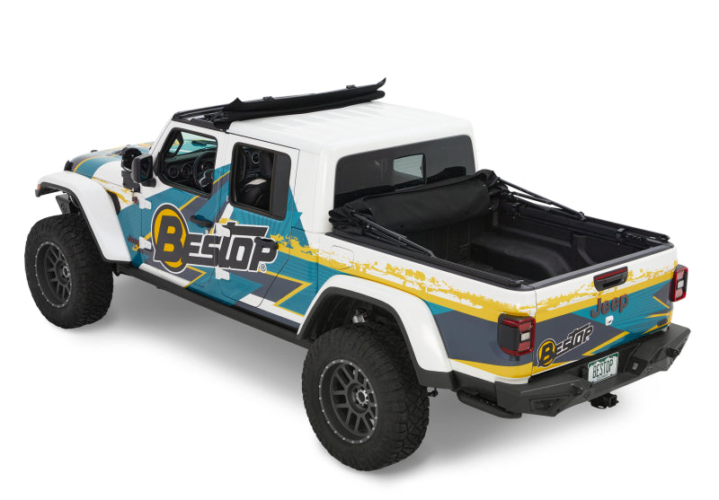 Bestop 20-26 Jeep Gladiator For 5 Ft. Bed Supertop For Truck 2 (Black Diamond)