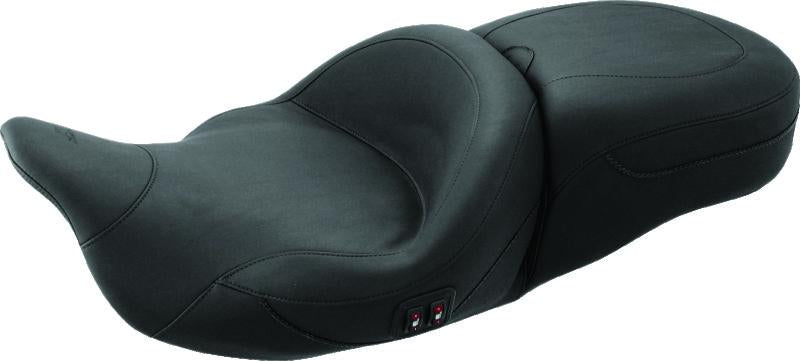 Mustang Motorcycle Mustang 08-21 Harley Electra Glide, Rd Glide, Rd King, Str Glide Touring Deluxe 1PC Seat - Black