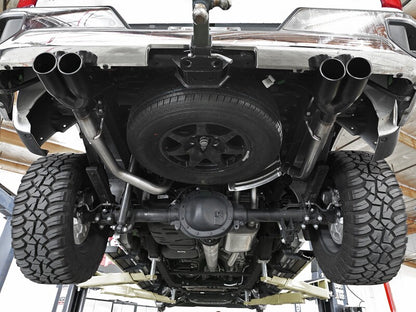 aFe Vulcan Series 3-2.5in 304SS Exhaust Cat-Back w/Blk Tips 2019 GM Silverado/Sierra 1500 L4-2.7L(t)