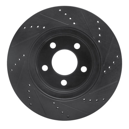 R1 Concepts R1 01-11 Ford Ranger (USA/Canada) Front Left Drilled & Slotted Black Brake Rotor