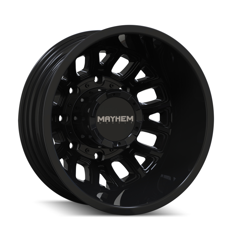Mayhem 8107D Cogent Dually 17x6.5 8x200 BP -142mm Offset 142mm Bore Gloss Black