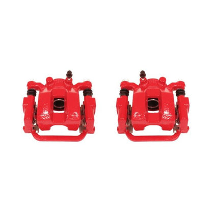 PowerStop Power Stop 03-08 Infiniti FX35 Rear Red Calipers w/Brackets - Pair