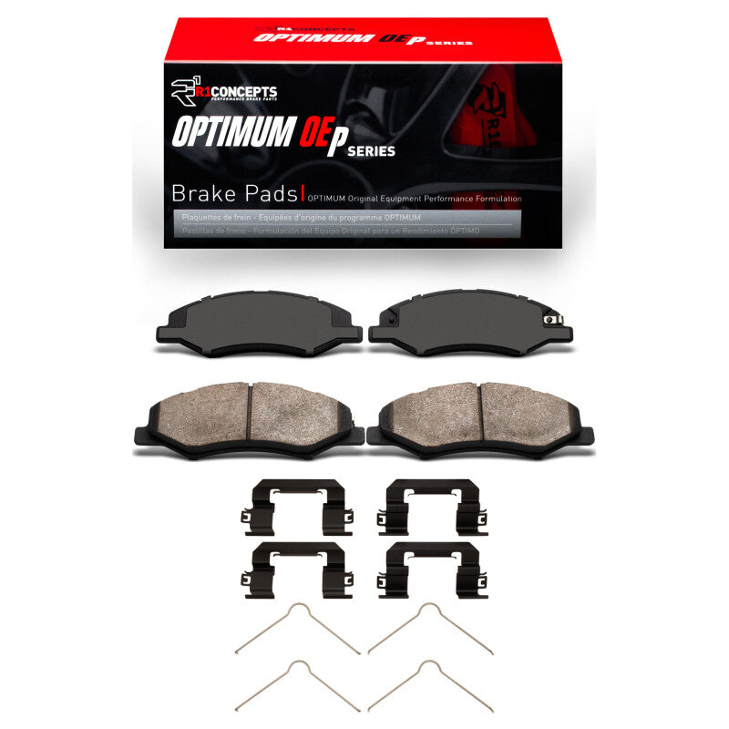 R1 Concepts R1 2018-2025 Honda Odyssey Front R1 Optimum OE Pads & Hardware Kit