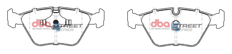DBA 90-06 Audi 200 (w/ATE Brakes) Front Street Series Brake Pads